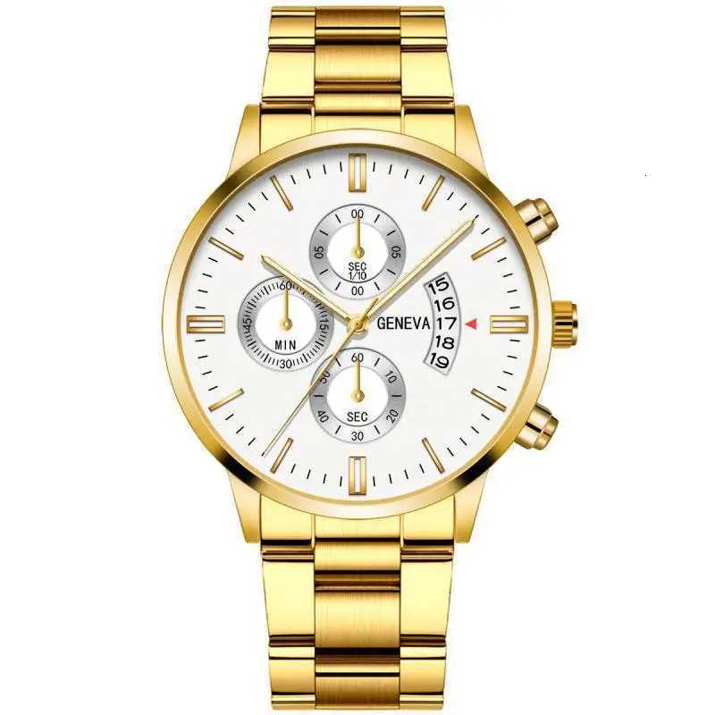Fashion Men Stainless Steel Watch Luxury Calendar Quartz Wrist Watch Mens Business Watches for Man Clock Montre HommeL251023