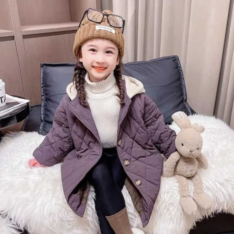 2025 New Style Girl Child Winter Thickened CottonPadded Coat Stylish Thermal Baby Jacket for Children Winter Wear Y251023