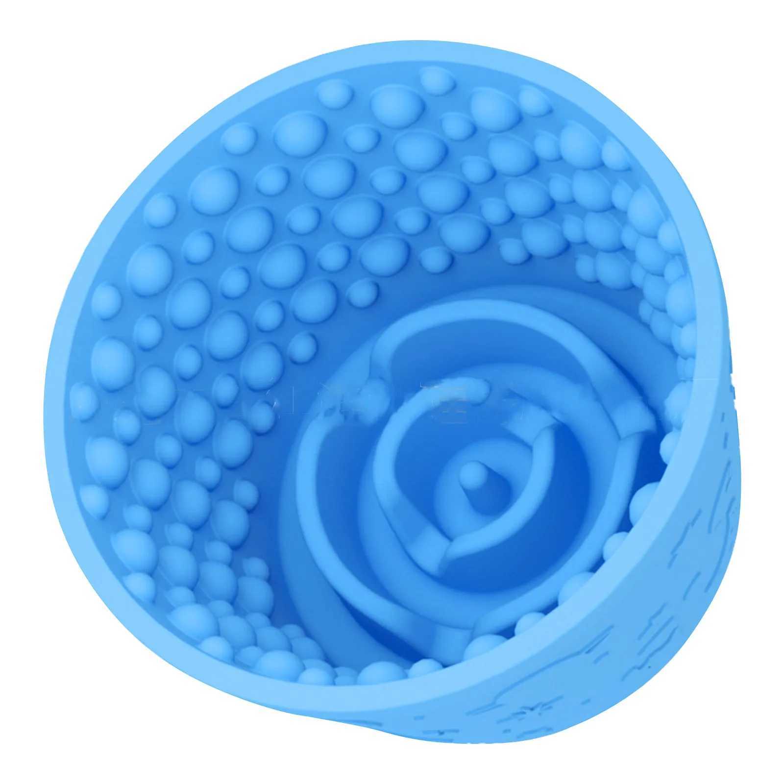 Dog Lick Bowl Anxiety Dog Licking Mat Freezer Treat Dispenser NonSlip AntiChoking Silicone Slow Feeder Bowl for Dogs Y251023