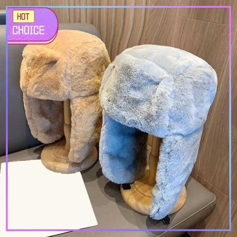 Wens Winter Thicke Warm Beanie Russian s Korean Fashion Ushanka Earflap ot Hat Wens Trend Bber Hat AdjustabW251023