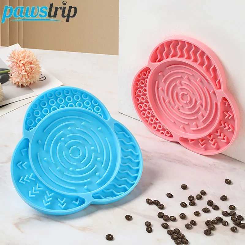 Silicone Slow Feeder Mat for Dogs Cats Dog Feeding Dishes with Suction Cups Antichoking Slow Feeding Pad Pet Supplies Y251023