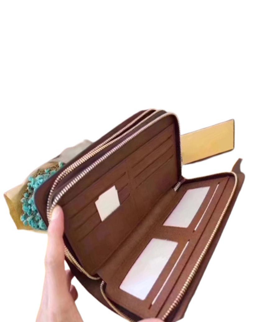 M20012 Designer Mens Dual Zipper Clutch Zippy XL ID Wallet Bag Damier Graphite with box dustbag3512833