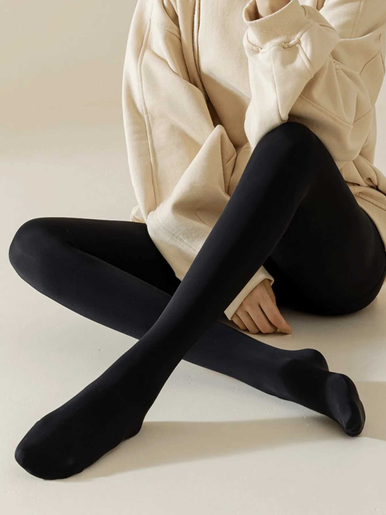 150g solid color slimming tights highwaisted opaque Legging fashionable luster jogging compression stockings warm tightsT251023