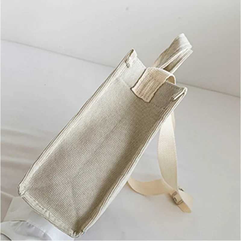 Women Handbag Simple Corduroy Portable Large Capacity HandBag Ins Fashion Trend Small Square Handbag Single Shoulder BagsL251023