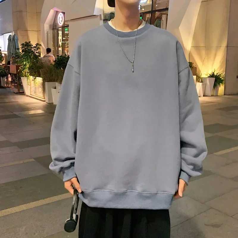 Mens Oversized Hoodie White 5XL Harajuku Hoodies Oversize For Men Solid Man Casual Wear Hoody Fashion Male SweatshirtT251023