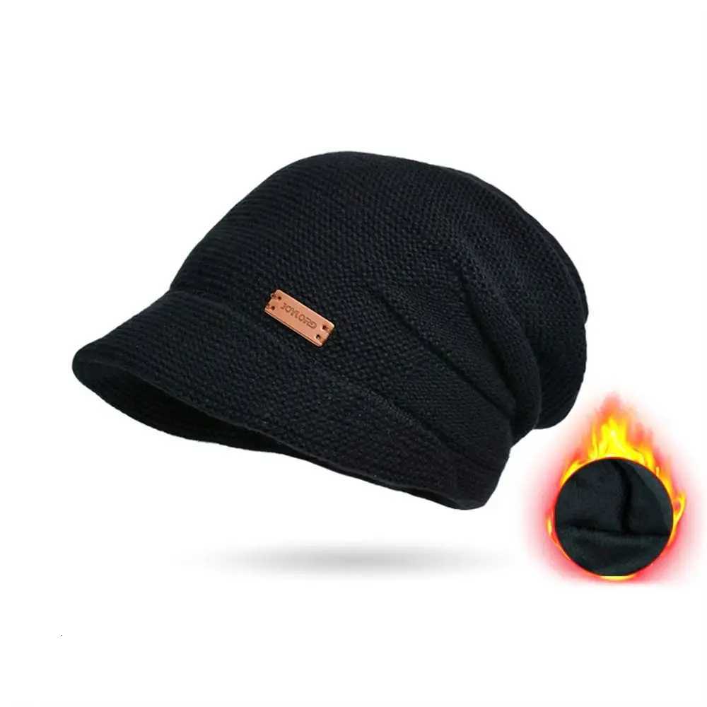 Autumn Winter Soft Plush Knitted Hat Wen Girl Warm Thicke Fece Li Beanies Short Brim Casual Outdoor Windproof BonnetW251023