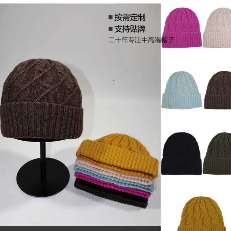 Woolen Hat Hugger Toque CAP Stocking Head s Autumn Winter Woolen Men Women Outdoor Thickened Warm Knitted 8M107XJ251023