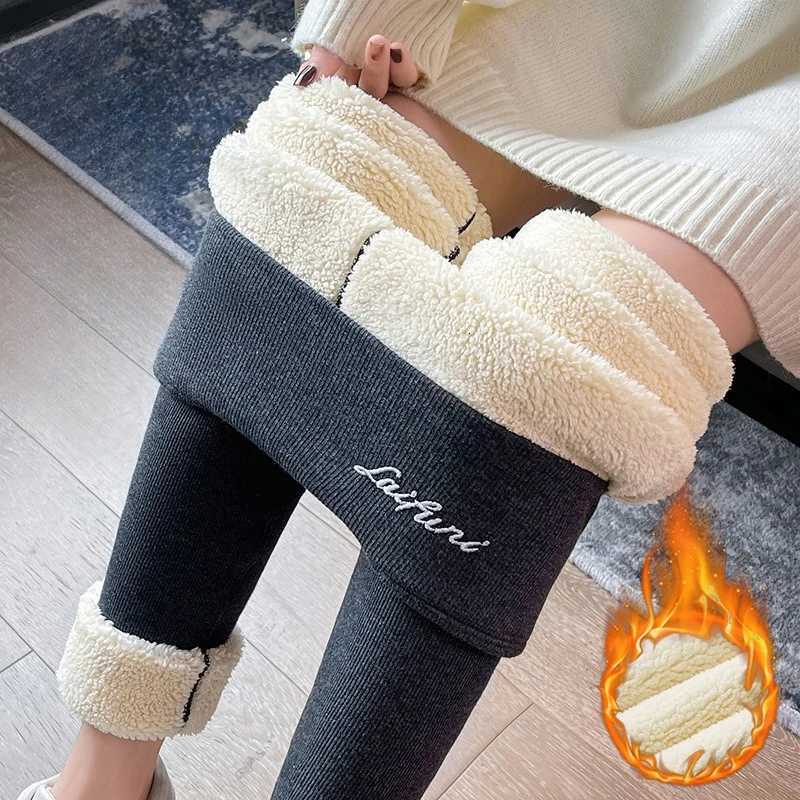 Womens Plush Cloud Fleece Thermal Leggings Heavyweight Winter Ready Fleece Lined High Waist Pants for Plus Size All Day WarmthT251023