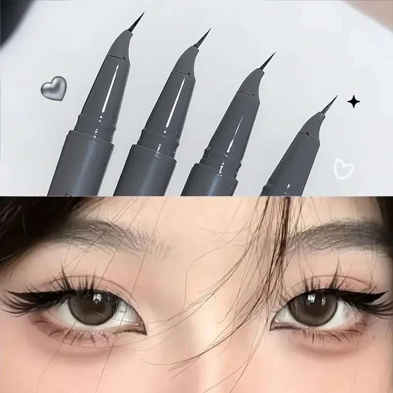 Ultrathin Waterproof Liquid Eyeliner Silkworm Pen Korean Makeup for Women Quick Dry Smooth Eye Liner Lower Eyelash Pen Cosmetic 251014