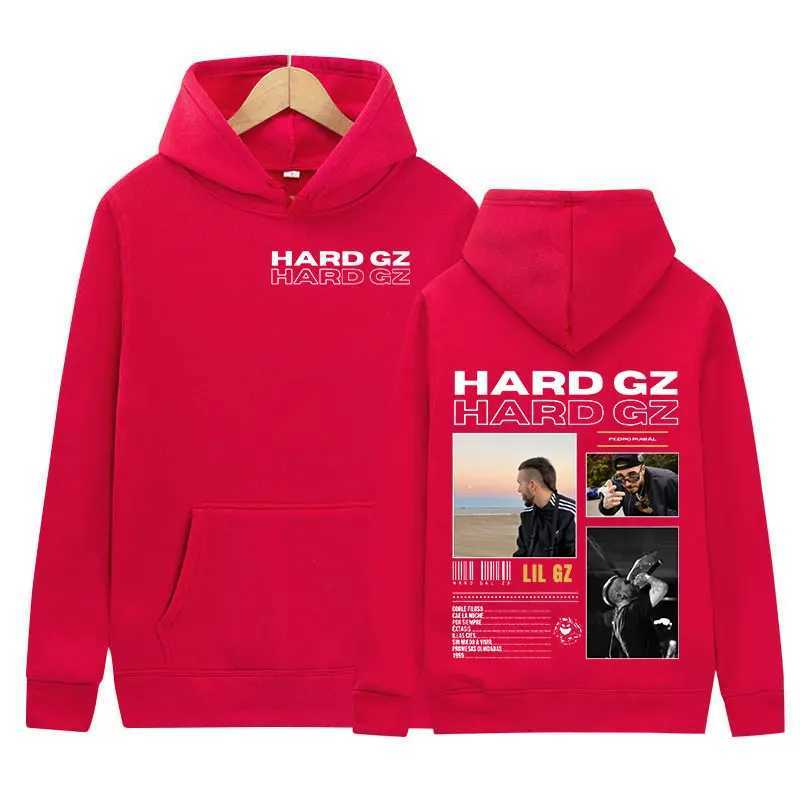 Rapper HARD GZ Tour 2025 Graphic Hoodie Men Women Hip Hop Fashion Oversized Sweatshirt Vintage Street Pullover Hooded StreetwearT251023