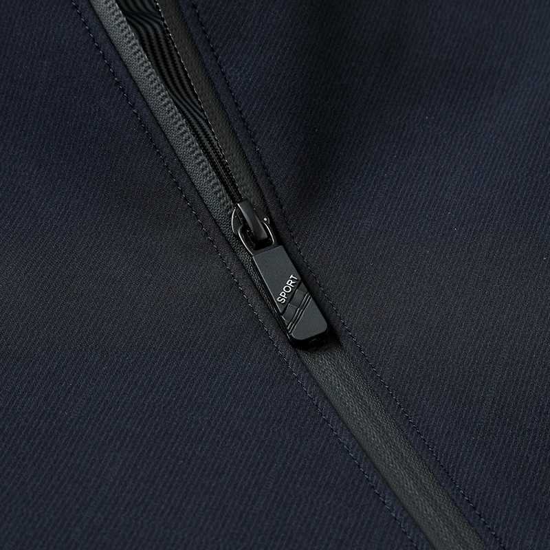 Premium Anti Wrinkle Waterproof Men Blazer Jacket Middle Aged Windbreaker Baseball Collar Business Casual Lightweight Coats W251023
