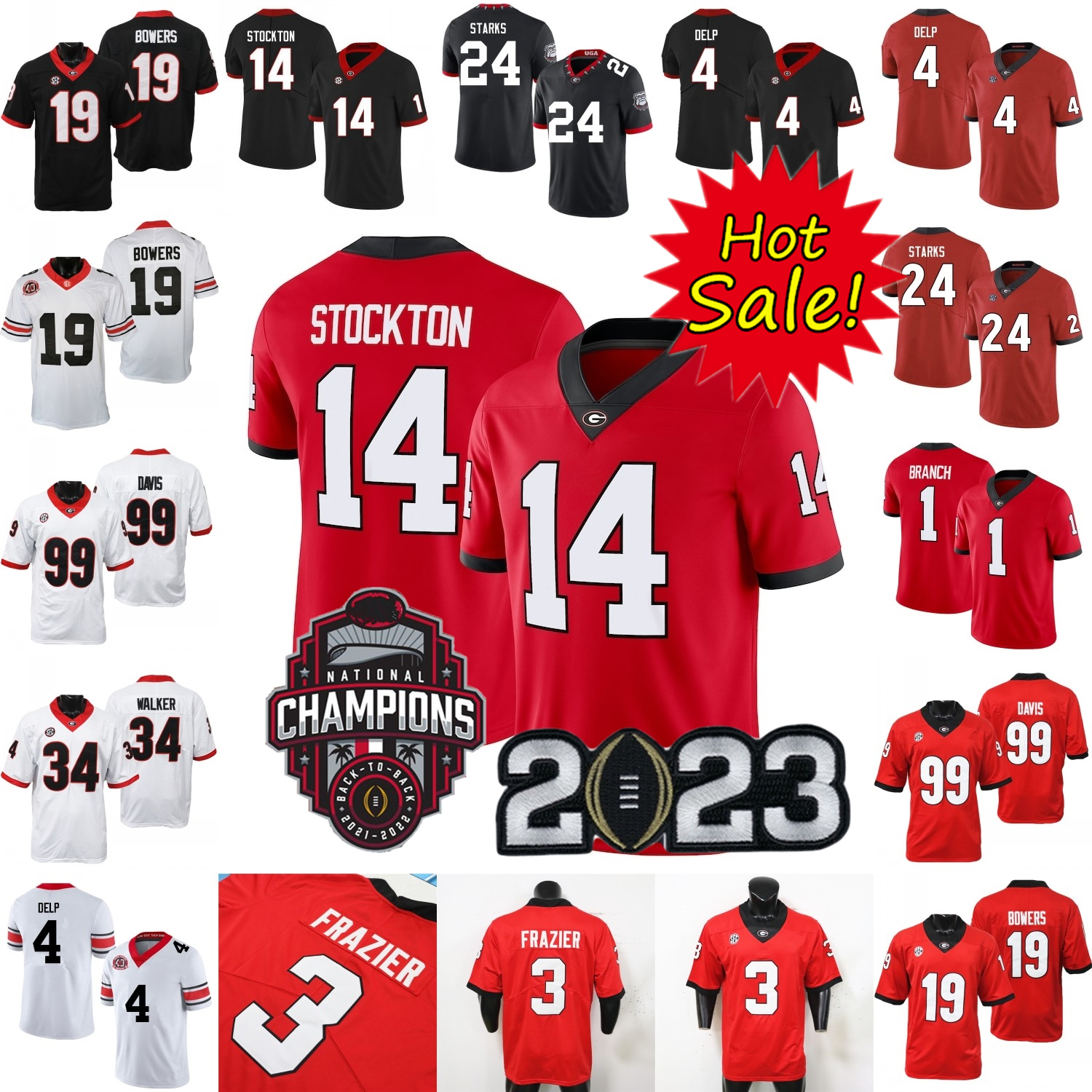 Football Jersey College Gunner Stockton Zachariah Branch Brock Bowers Nate Frazier Raylen Wilson Delp Bolden Aguero Thomas Walker McConkey Walker Greene III