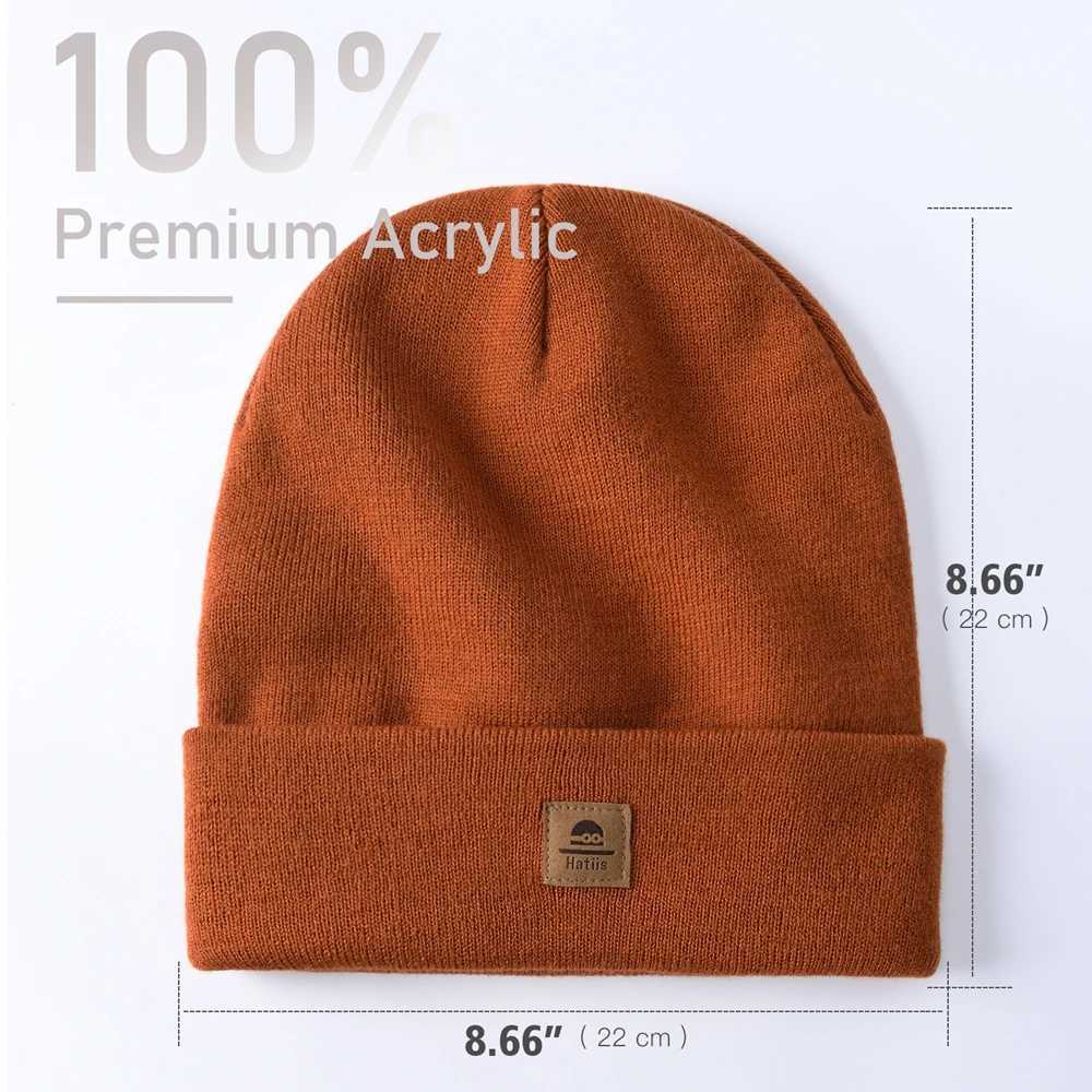 Scalloped Beanie Hat Knitted Warm Cap with FoldOver Cuff Autumn Winter Fashion Accessory for Men And WomenXJ251023