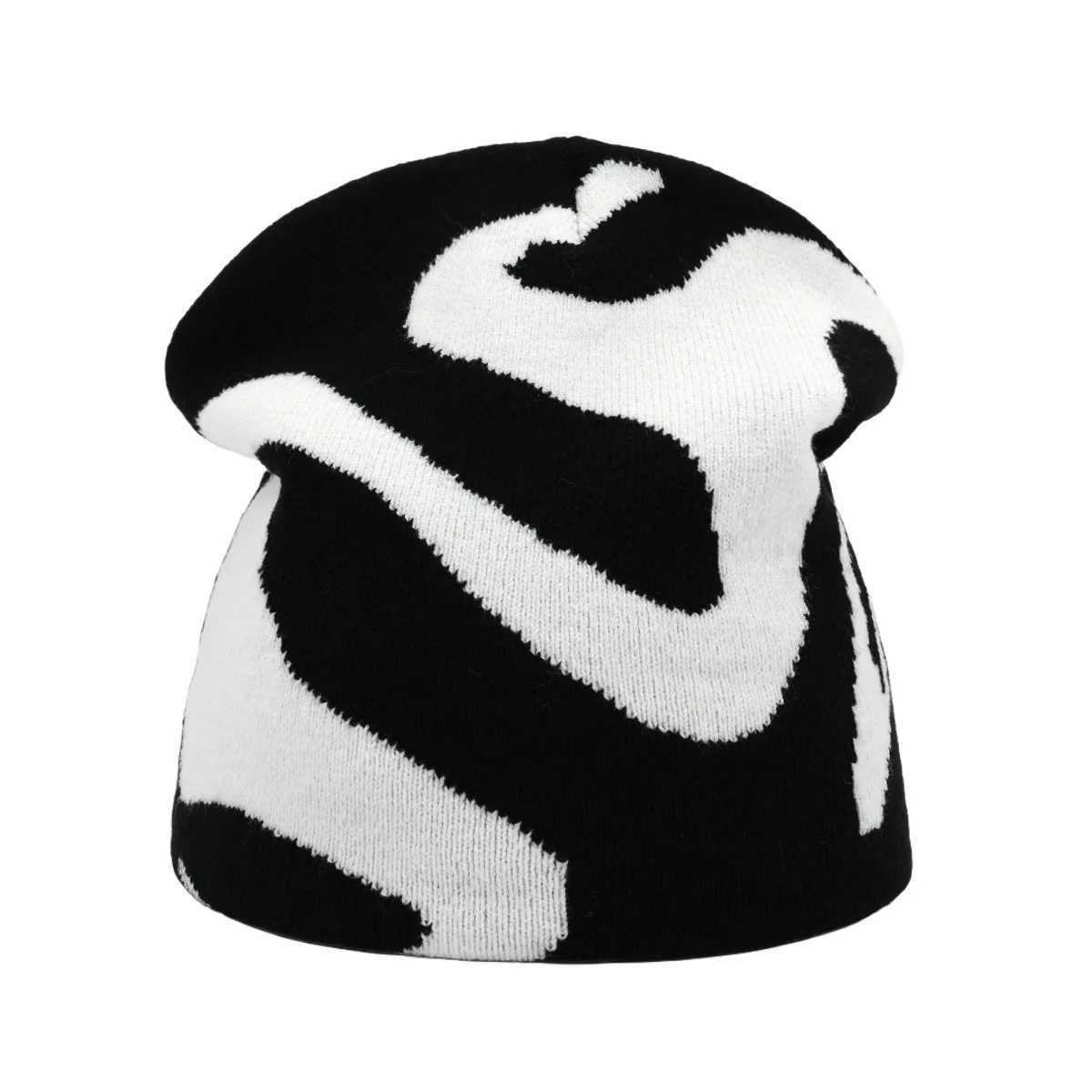 Winter Autumn Warm Beanies Hip Hop Ear Gorras Outdoor Windproof Y2K Letter Print Knitted Hat for Women Men Skiing Cap CyclingXJ251023