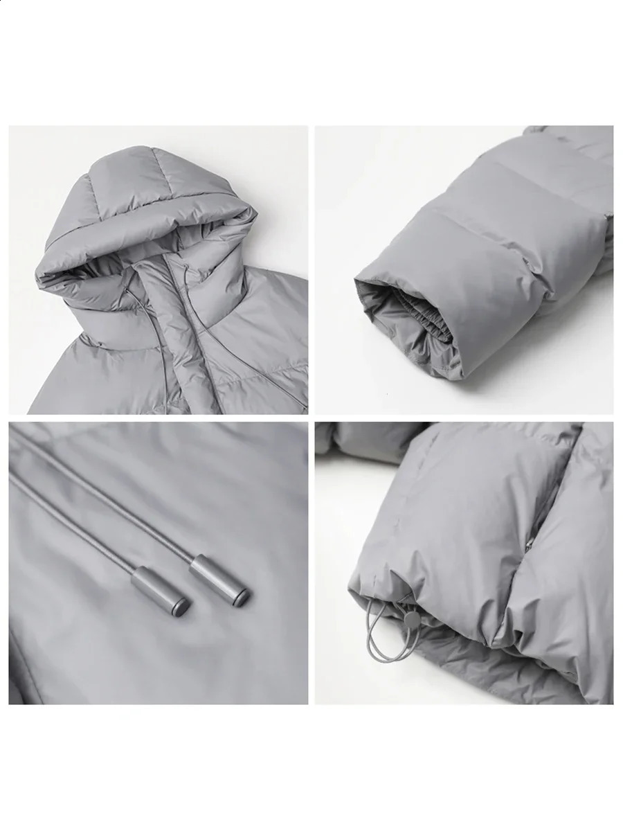 CHIC VEN Women Down Coats Loose Casual Hooded 90 White Duck Female Jacket Autumn Winter 251022