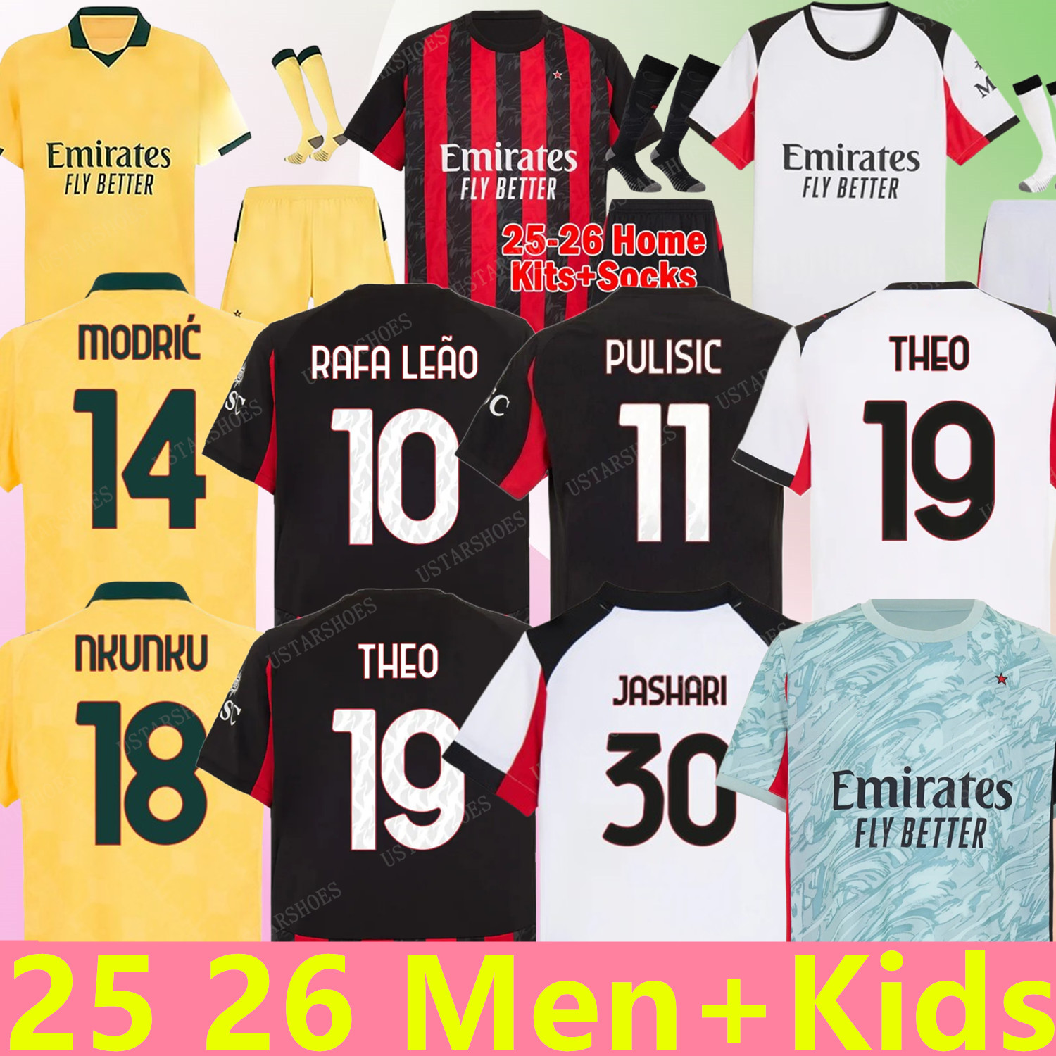 2025 2026 REIJNDERS MODRIC KOCHE 125th anniversary soccer jerseys DE KETELAERE RAFA LEAO football shirt fourth 4th kids uniforms 25 26 NKUNKU GIMENEZ JOAO FELIX