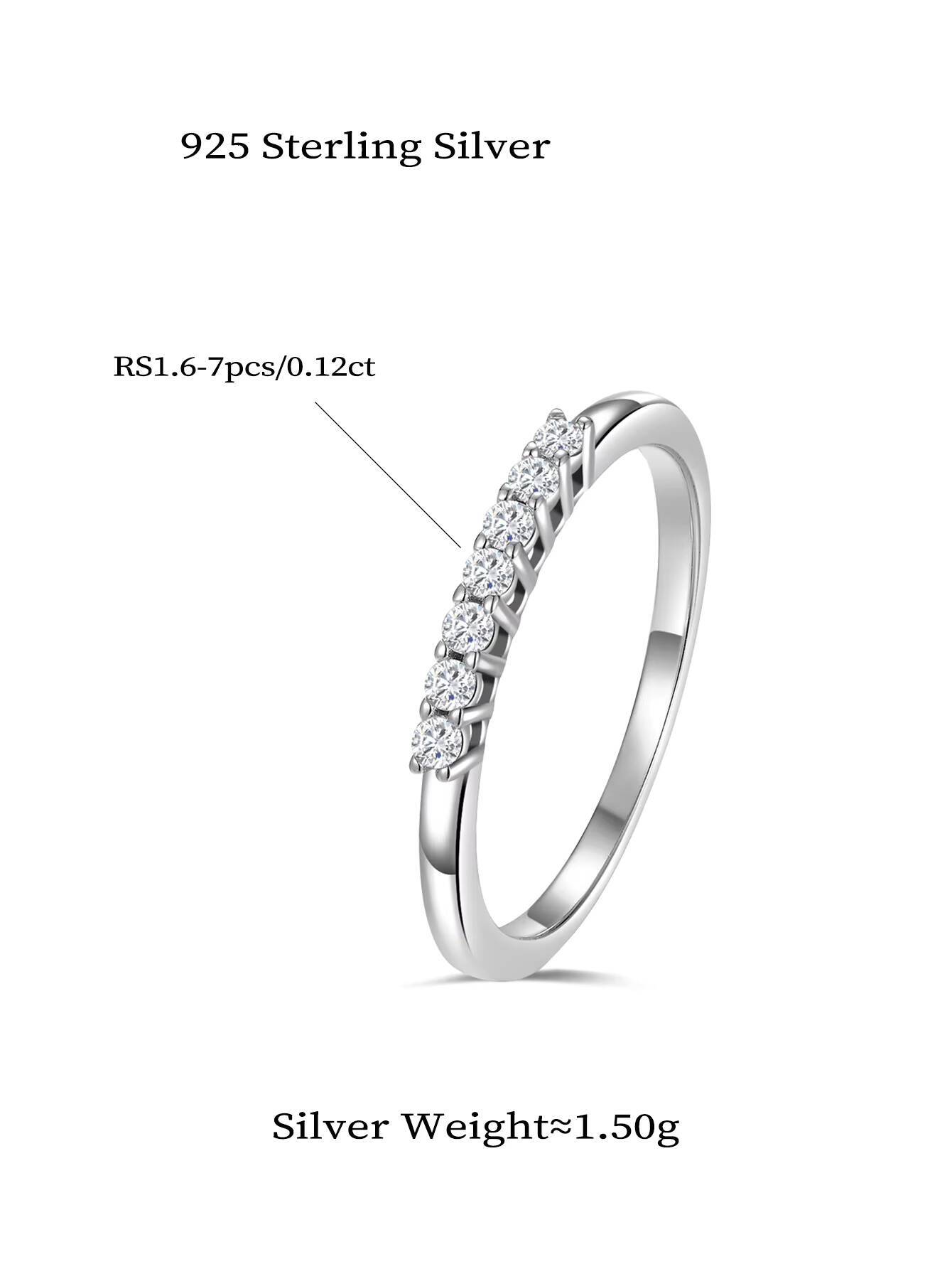 Aivenchy Bulk D Color Lab Grown Diamond Ladies Ring Fine Jewelry 925 Sterling Silver Women Moissanite Finger Ring