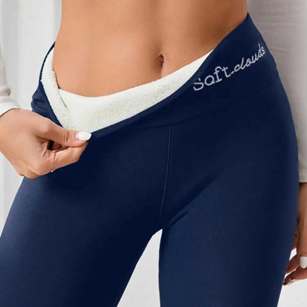 Winter Warm Velvet Thick Skinny Pants Women High Waist Leggings Female Clothing Pencil Pants Femme Thermal TrousersT251023