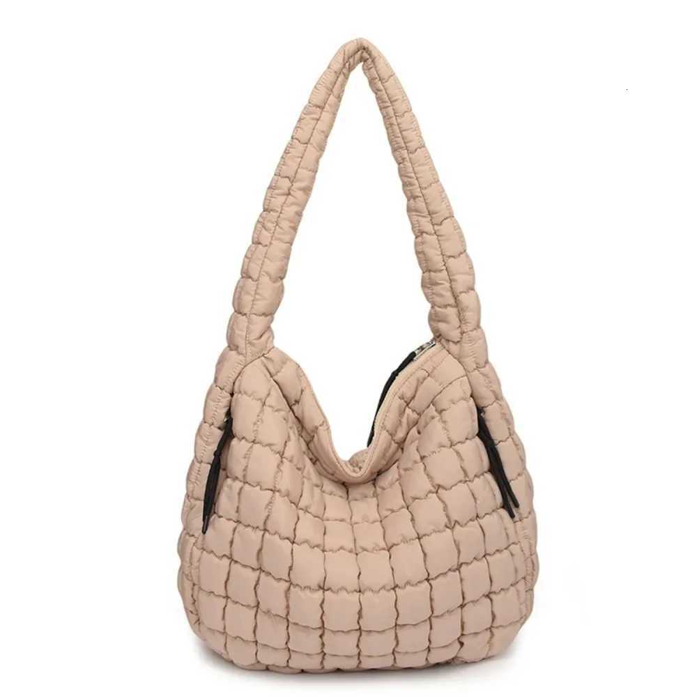Quilted Padded Crossbody Bag for Women Pleated Bubbles Cloud Shoulder Bags Large Tote Bucket Designer Bag Ruched Handbags 2024L251023