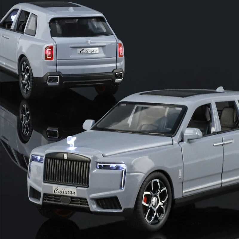 132 Cullinan Luxy SUV Alloy Diecast Metal Model Sound Light Pull Back Childrens Toy Car GiftsT251023