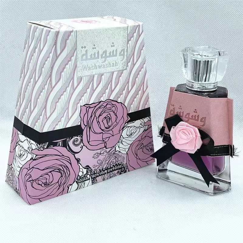 Arab Perfumes Woman Arabic Long Lasting Rose Fragrance Body Spray EDT EDP Washwashah Parfum Pheromone For WomenW251023