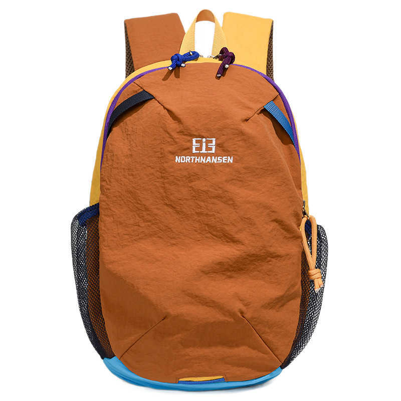 ColorBlock Lightweight Backpack for Women 2025 New Outdoor Travel Small Backpack Student Casual Versatile Sports School Bag for Men W251023