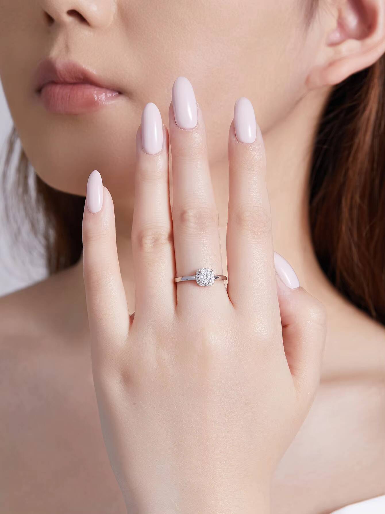 Aivenchy Hot Lab Grown Diamond Ladies Ring Fine Jewelry 925 Sterling Silver Rhodium Plated Women Luxury Moissanite Finger Ring