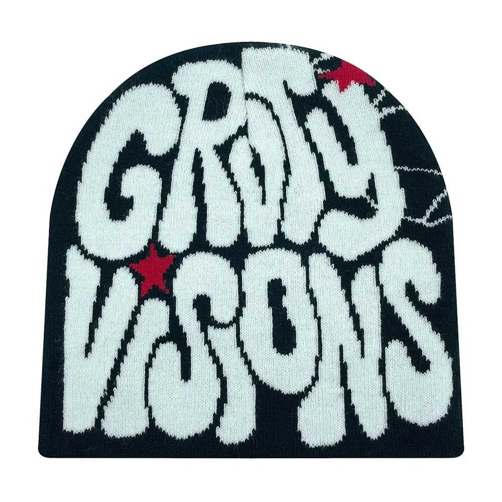 1PC Knitting Cap Men Women Paragraph Quality Beanie Cap Y2k Warm Fashion Hundred Take Ins New Net Red Design Sense Niche Cold CaXJ251023
