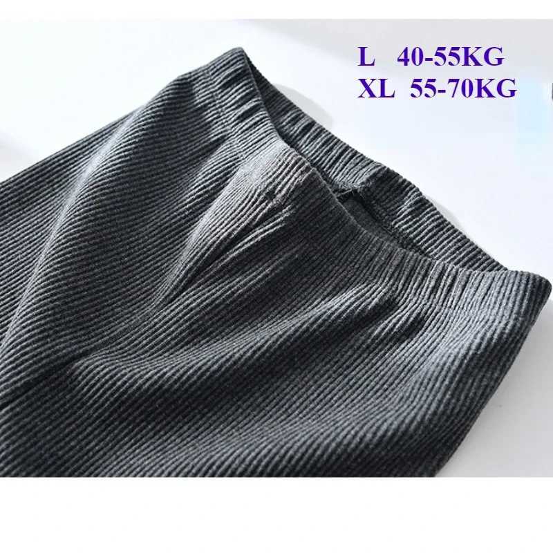 High Waist Warm Pants Winter Skinny Pants High Waist Solid Vertical Striped Sports Fitness Seamless Trousers Elasticity LeggingsT251023