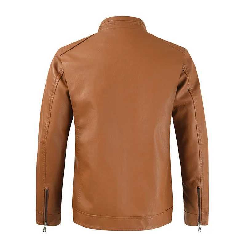 2023 AutumnWinter New Plus Size Mens Casual Jacket Leather Outerwear European And American Style For Fashion And Comfort W251023