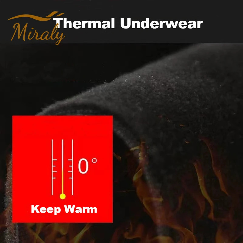 Winter Warm Men Undershirts Fleece Thermal Underwear Set Long Johns Elastic Compression Tights Fitness Sprots Tracksuit 251023