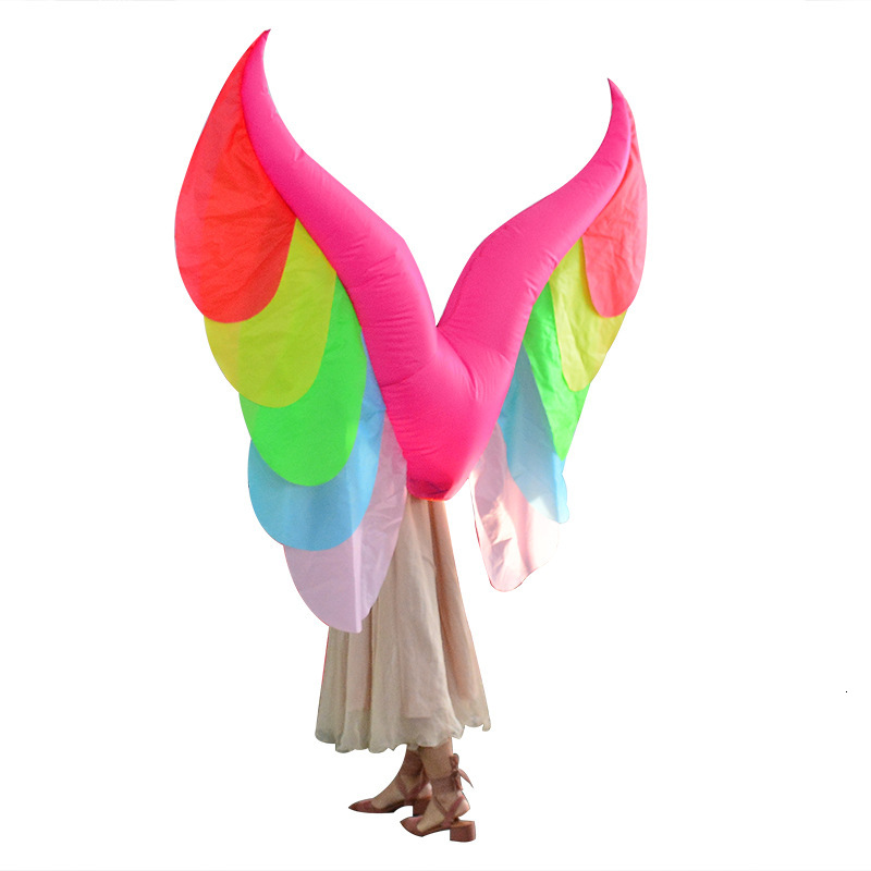 Role playing costume Halloween Devil Wings inflatable set Christmas Rainbow Angel Wings inflatable set
