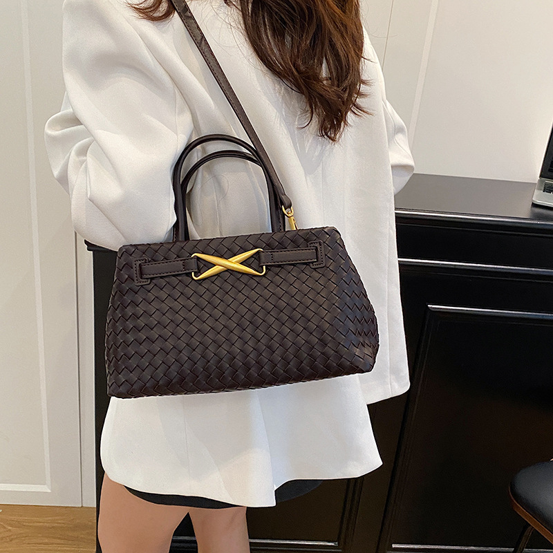 Luxury Brand Designer Bag Handwoven Bag High-End Old Money Style Fashionable Versatile Handbag Crossbody Bag Women's Tote Bag