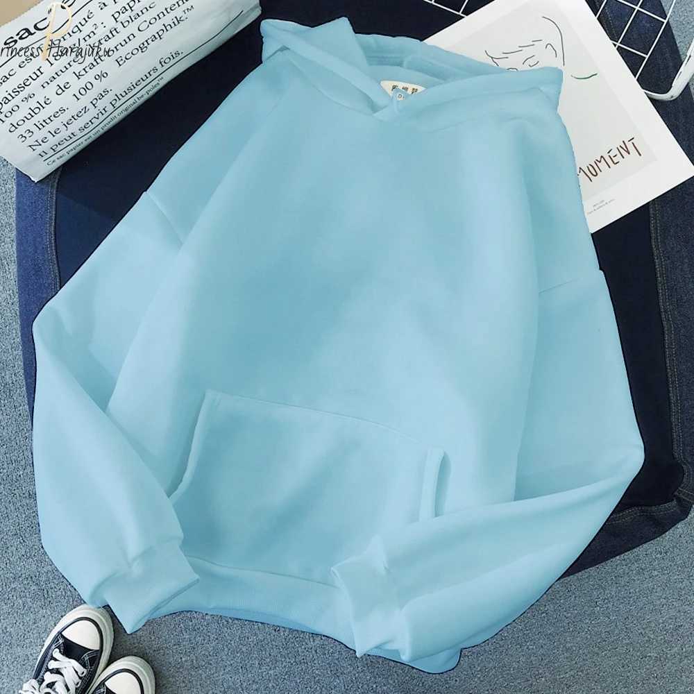 Women Yellow Hoodie Loose Korean Hooded Sweatshirt Streetwear Long Sleeve Pullovers Fashion Harajuku Autumn HoodiesT251023