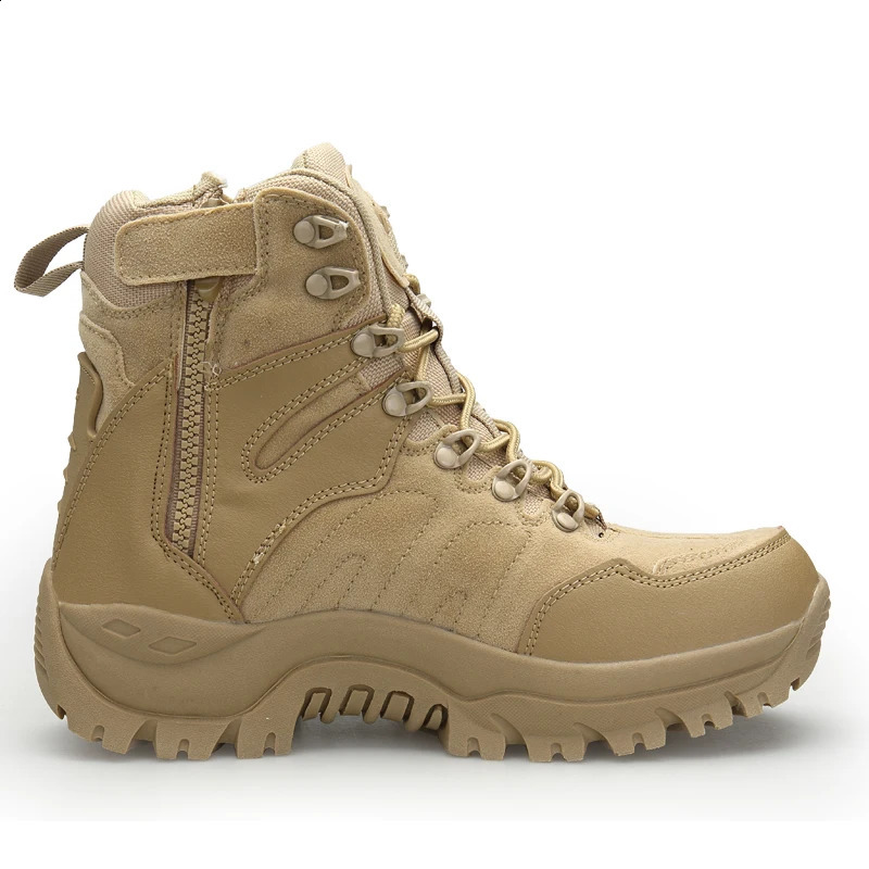 Men Work Safty Boots Outdoor Hiking boots Nonslip rubber Boots Tactical Desert Combat Boots Work Shoes Men Casual Sneaker 251021