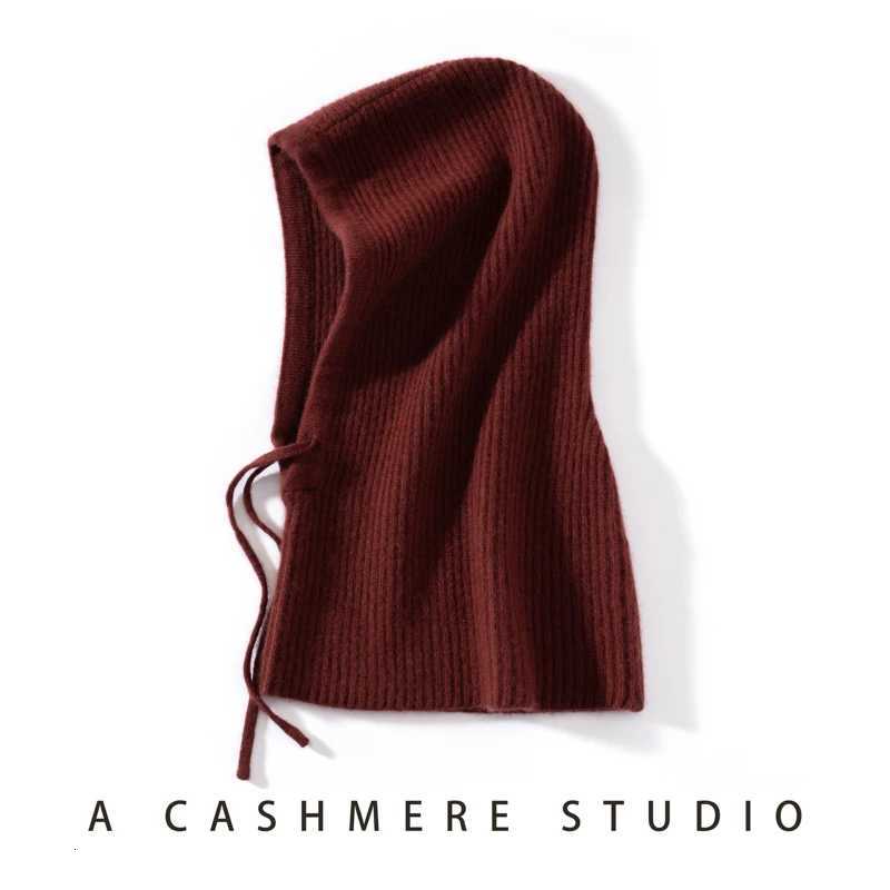 New Autumn and Winter Wens Hat Cashmere Knitted Scarf Hat Outdoor Warm Fashion Girl Lady High Quality Soft ScarfW251023