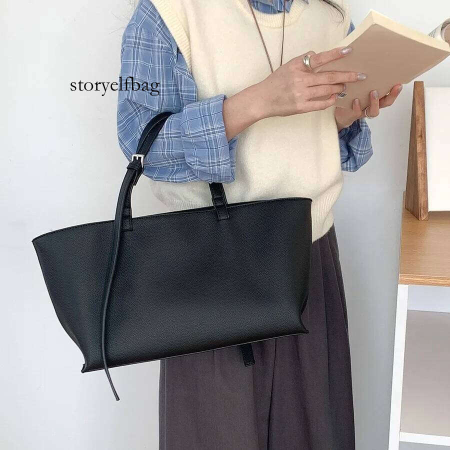 Soft Tote Bag PU Leather Shoulder Bags for Women NEW Handbags Large Shopper Purses