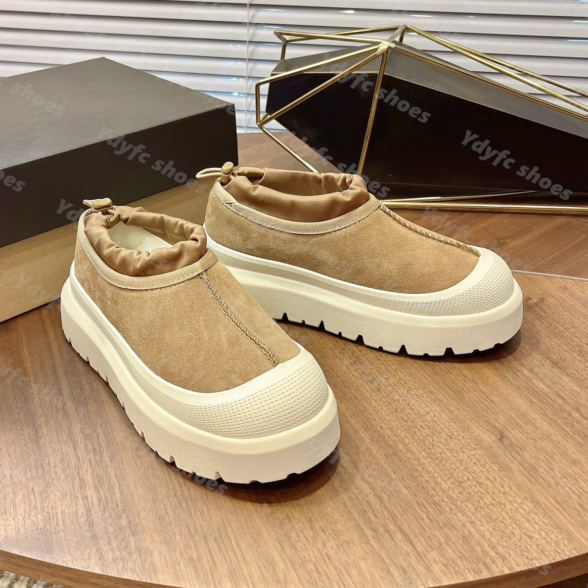 Tasman Weather Hybrid Neumel Boots Slippers Ultra Mini Boots All Gender Men Women Tazz Waterproof Rain Classic Chestnut Sheepskin Winter Slip-on Shoes