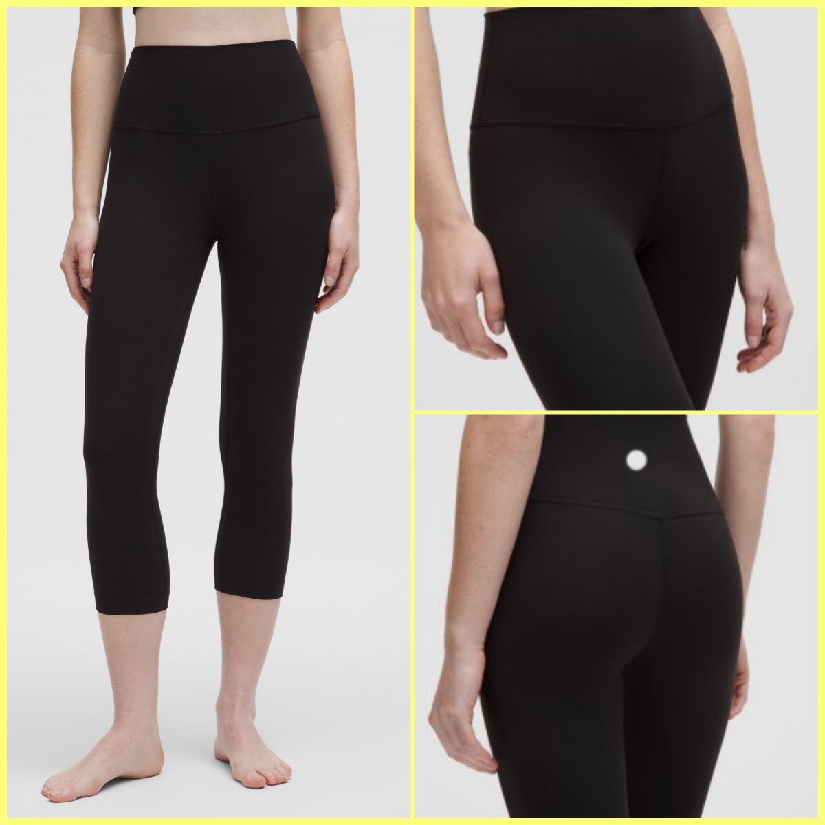 Solid Color Womens Yoga Pants Align Leggings Womens High Waist Sports Pants Sports Fitness Clothing Womens Running Leggings Fitness Tights Yoga Pants