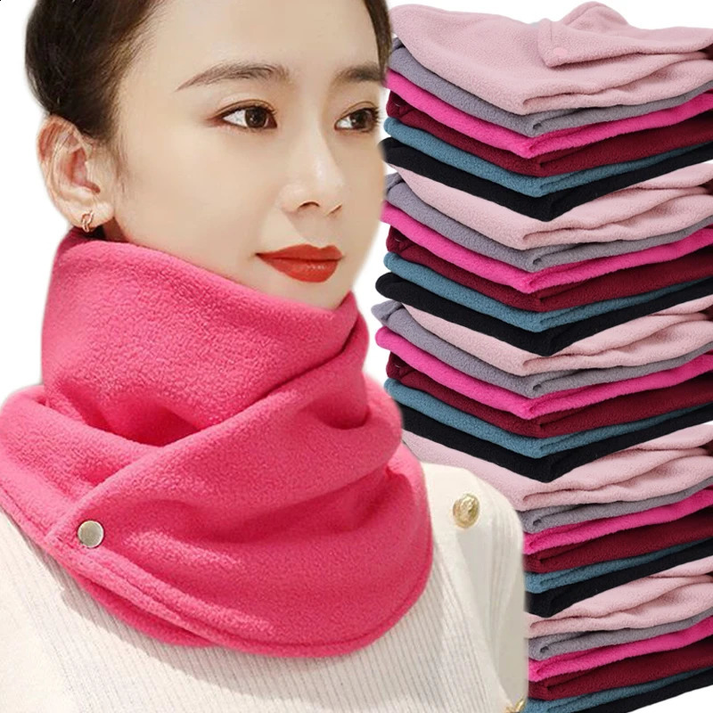 Women Winter Fleece Neck Scarf Thicken Warmth Autumn Neck Sleeve for Men Scarf Scarves Plush Double Layer Neckerchief Scarf Ring 251020