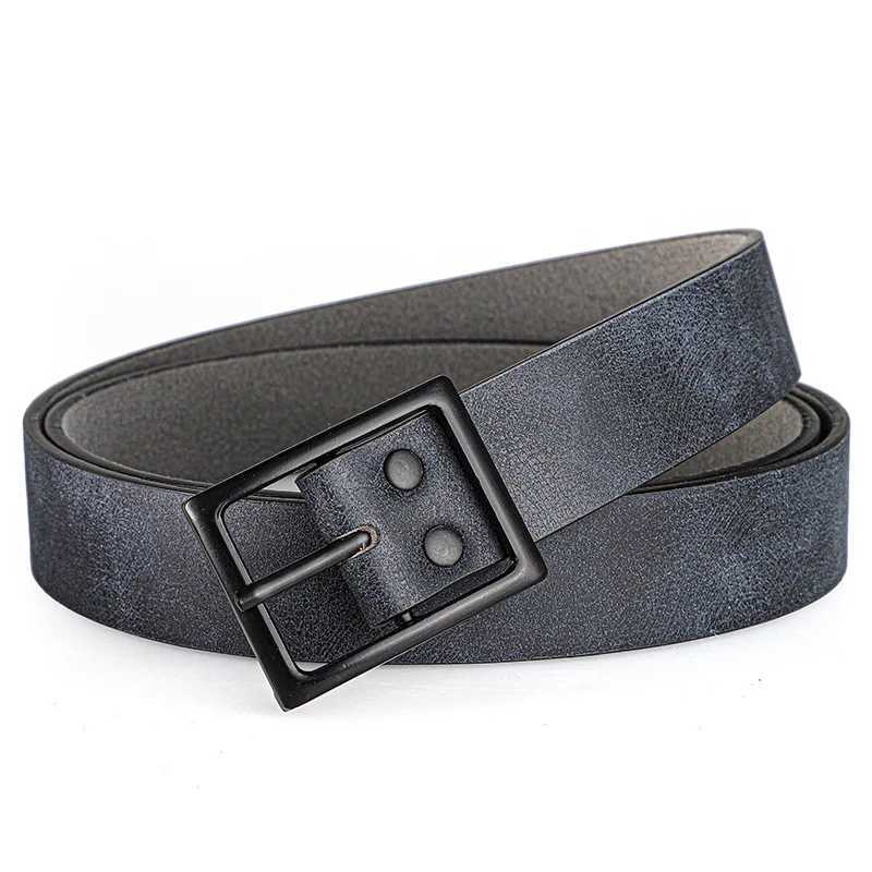 Fashion Leisure Simple Mens Belt HighQuality PU Leather Belt Luxury Metal Pin Buckle Accessory Design Accessory Belt Plus SizeXJ251023