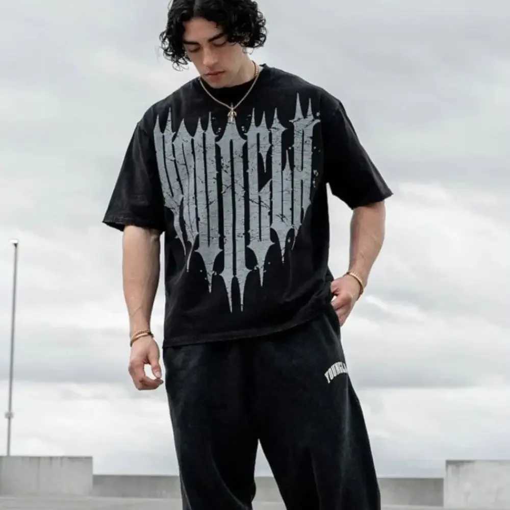 Men Tshirts Summer New Sports Leisure Round Neck Fashion Loose And Comfortable Clothing Gym Running Shirts manXJ251023