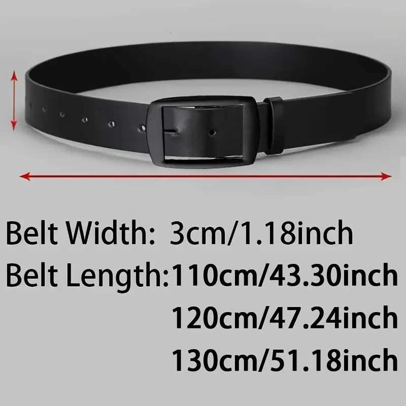 3pc Luxury Belt for Men PU Leather Belt Metal Pin Buckle High Quality Famous Brand Designer Waist Strap Belt For Jeans Plus SizeXJ251023