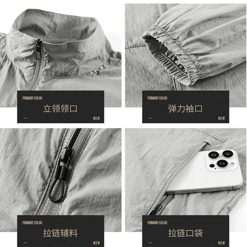 6XL 7XL 8XL Summer Jackets Men Windbreaker Coats Sports Sunscreen Clothing Men Free Ship Ultrathin Fishing Wearing Man Plus Size W251023