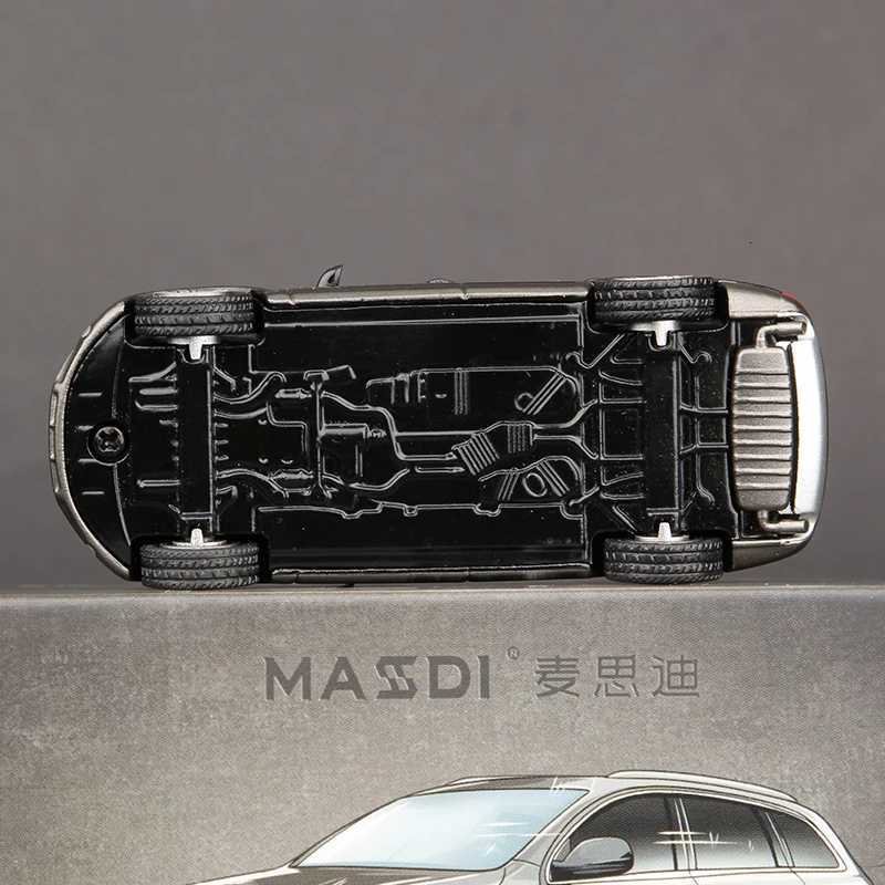 Massdi 164 Audi Q7 FSI Quattro 2008 Car Model Alloy Miniature SUV Vehicle Diecast ToyT251023