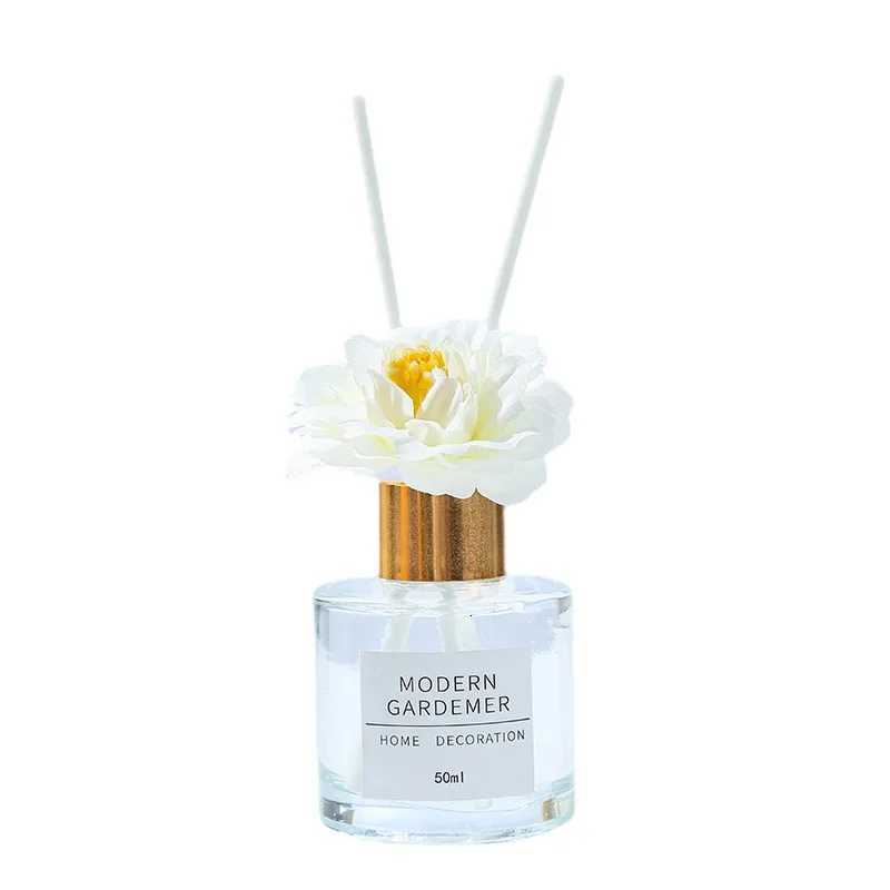 YXY 50ml Hilton Hotel Reed Diffuser Sets Reed Diffuser Bottle with Plastic Flower He Scents Aratherapy Essential Oil Y251023