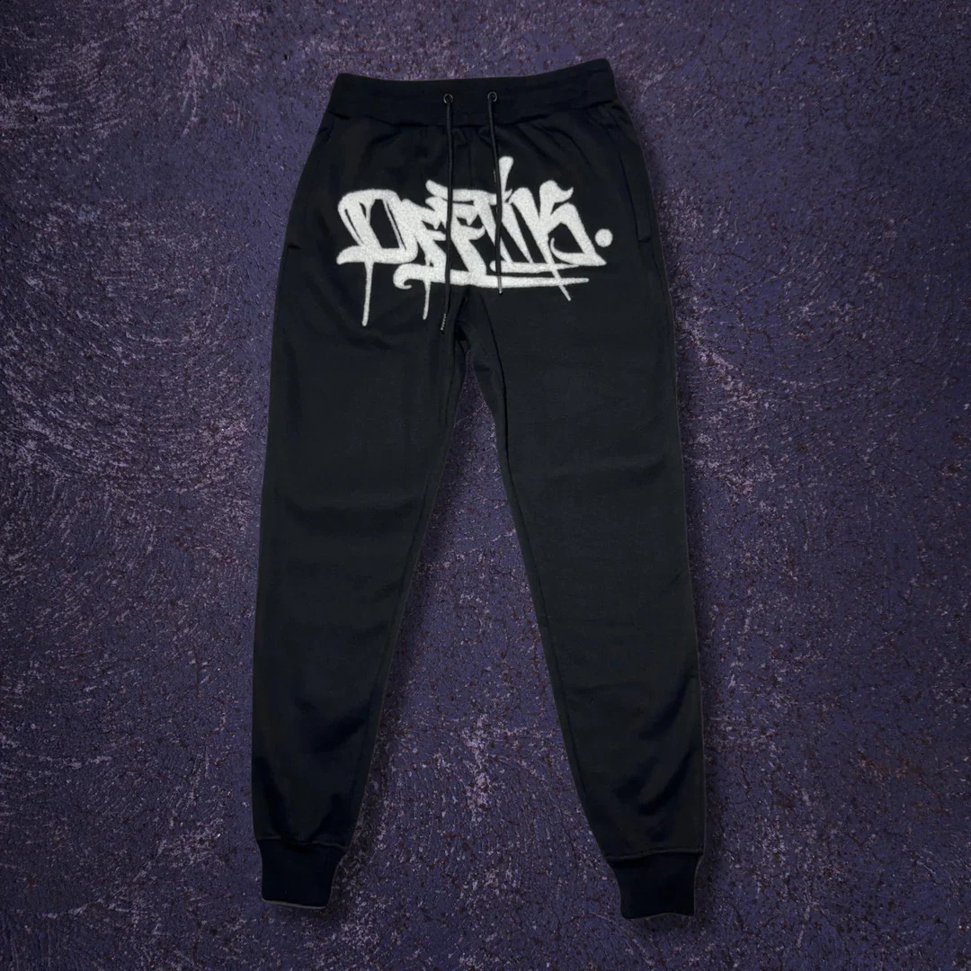 Y2K American Street Hip Hop Classic Alphabet Pattern Sports Hoodie Pants 2piece Retro Fashion Set Couple 251021