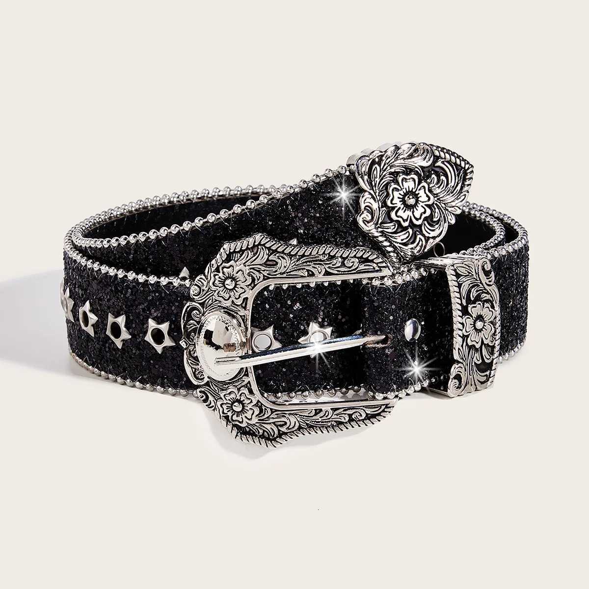 Y2k Retro PU Leather Belt Versatile Luxury Pin Buckle Belt with Metal Engraved Buckle Jeans Belt UnisexXJ251023