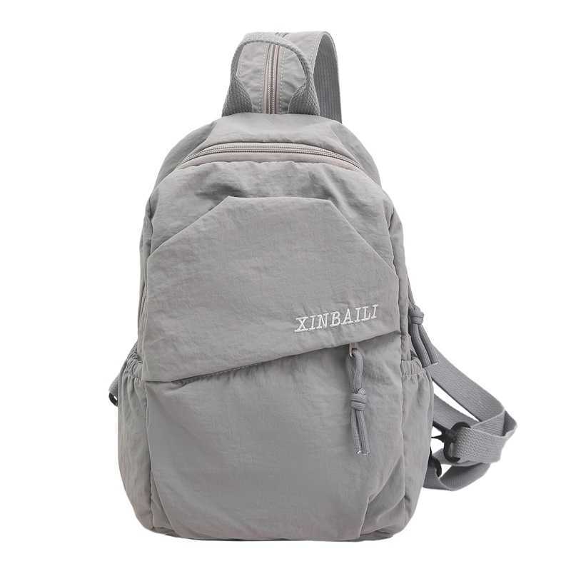 New Chest Bag for Men Casual Versatile Simple Crossbody Bag Multifunctional Single Shoulder Cycling Sports Trendy Unisex Backpack W251023