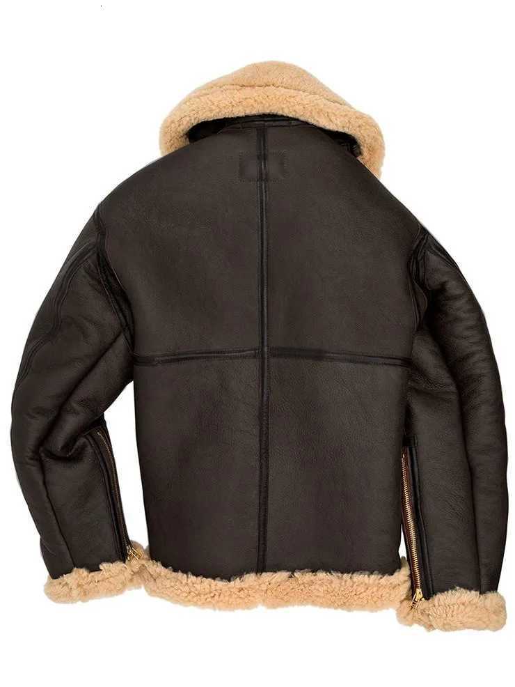Male Brand Leather Jacket Mens Winter Motorcycle Clothes Leanther Jacket Mens Thickened Fur Collar Windproof Pu Leather Coat W251023